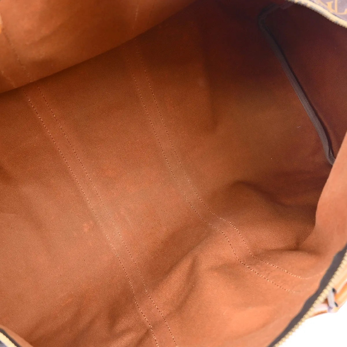Louis Vuitton Keepall Monogram Brown Canvas Travel Bag Bag (Pre-Owned)