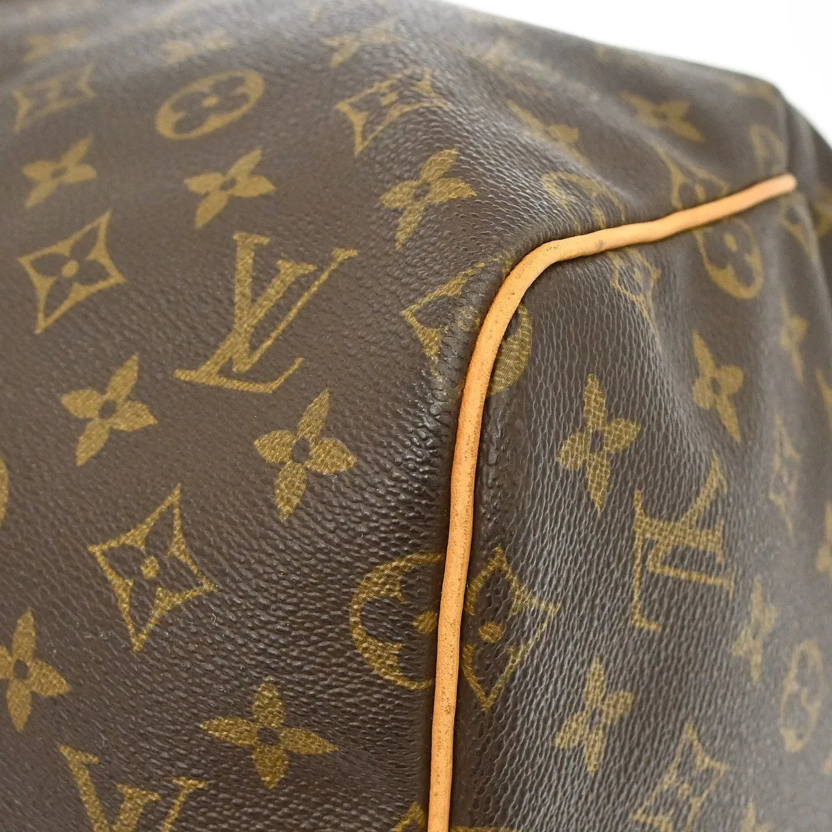 Louis Vuitton Keepall Bag Monogram Canvas Brown Canvas Travel Bag Bag (Pre-Owned)