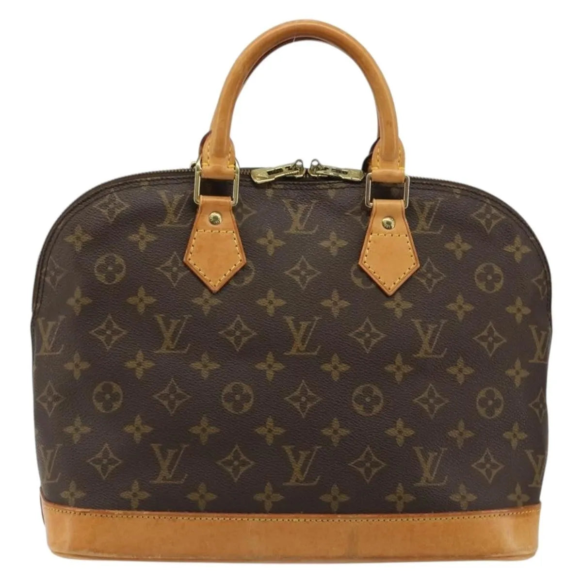 Louis Vuitton Alma Monogram Canvas Brown Canvas Handbag (Pre-Owned)