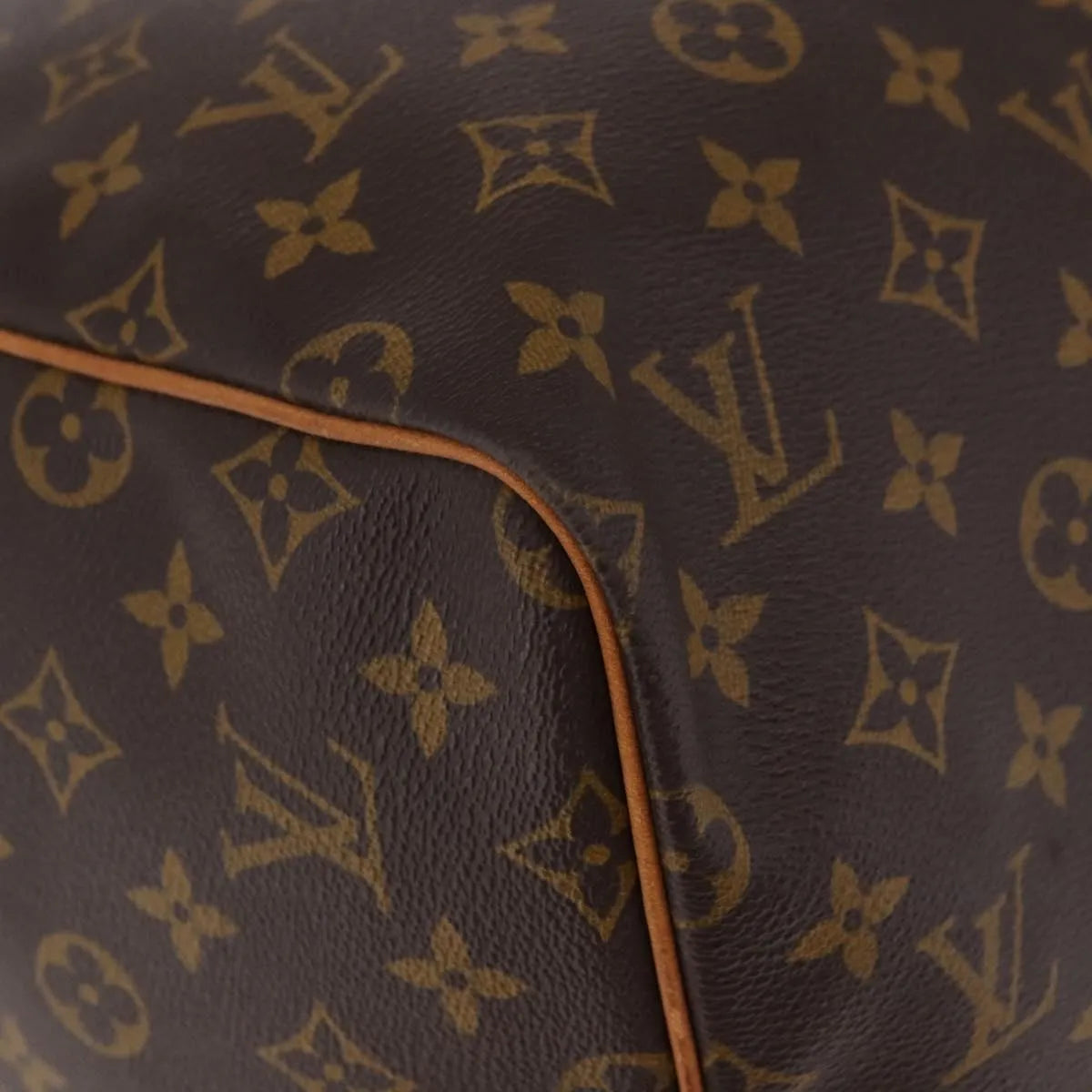 Louis Vuitton Keepall Monogram Canvas Brown Canvas Travel Bag Bag (Pre-Owned)