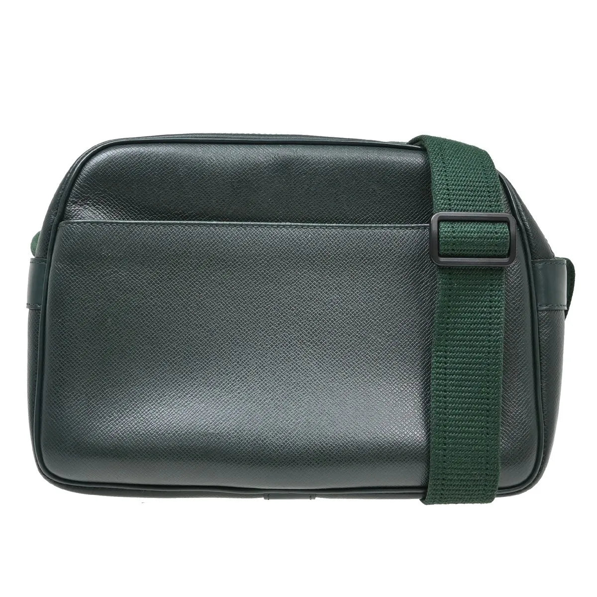 Louis Vuitton Reporter Taiga Leather Green Leather Shoulder Bag Bag (Pre-Owned)