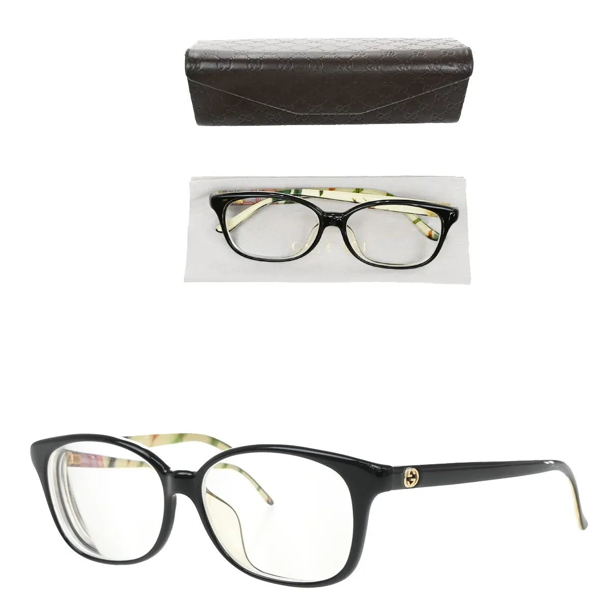 Gucci Eyewear Interlocking G Sunglasses Black Plastic Sunglasse Accessory (Pre-Owned)