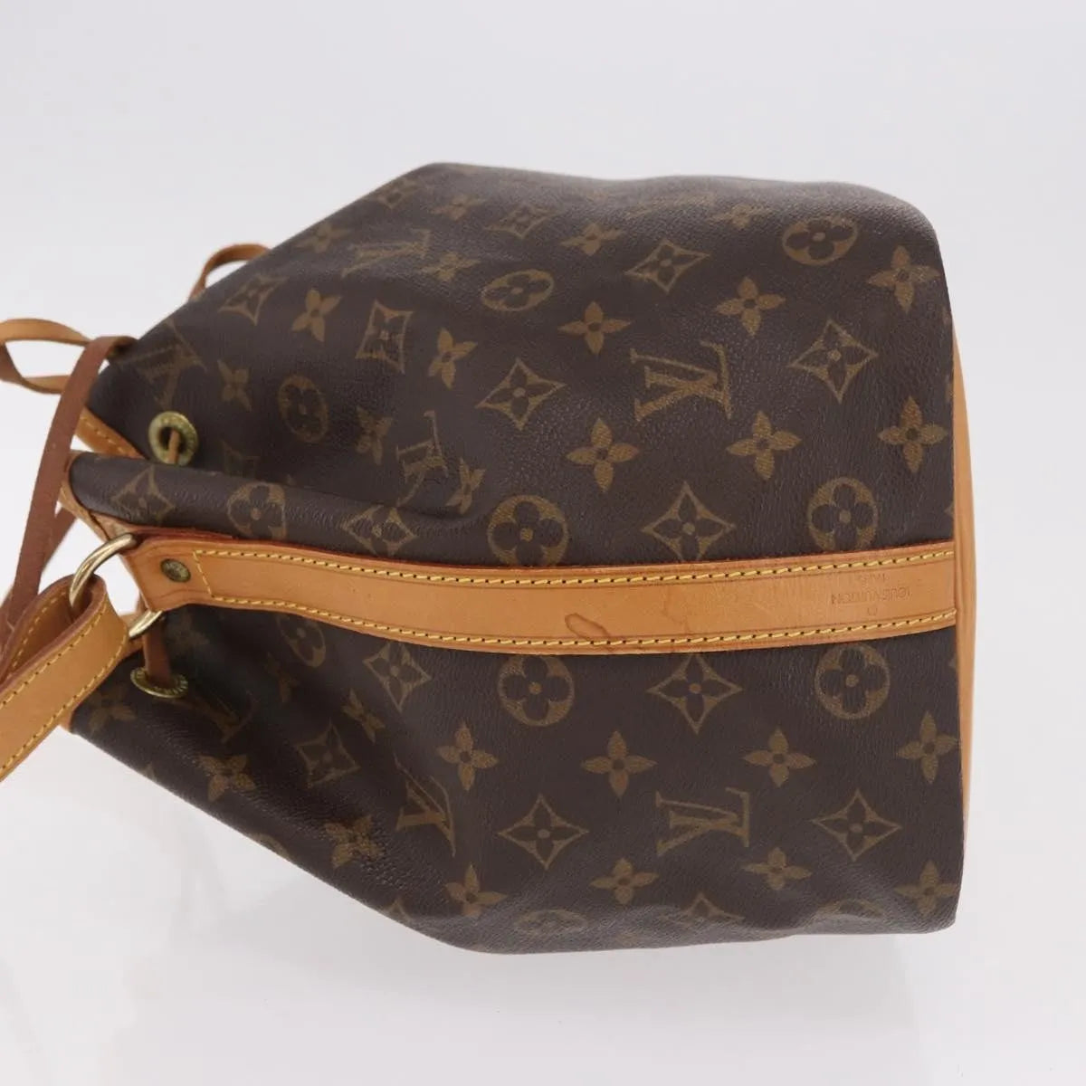 Louis Vuitton Petit Noe Monogram Canvas Brown Canvas Shoulder Bag Bag (Pre-Owned)
