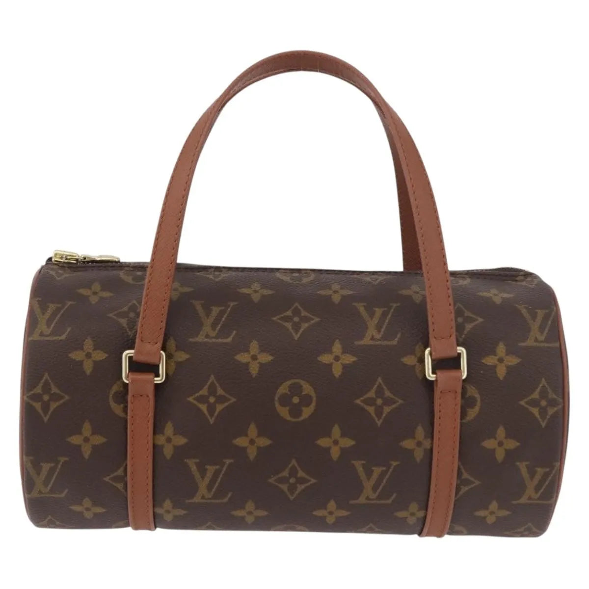 Louis Vuitton Papillon Monogram Canvas Brown Canvas Handbag (Pre-Owned)