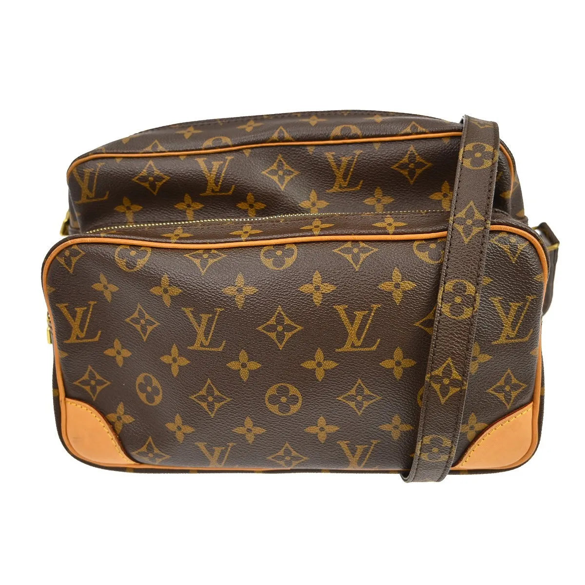 Louis Vuitton Nil Messenger Monogram Canvas Brown Canvas Shoulder Bag Bag (Pre-Owned)