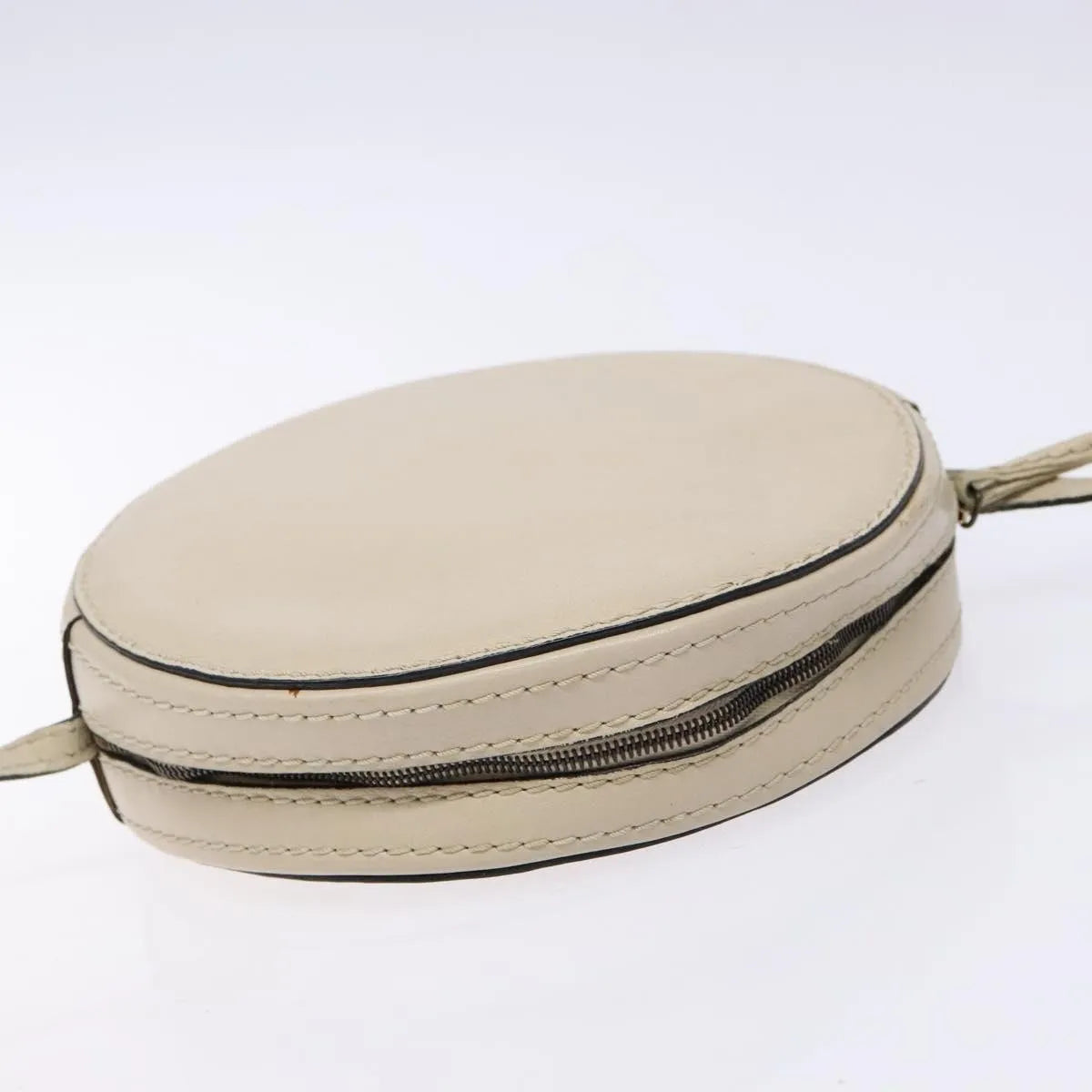 Bottega Veneta Vintage Leather Beige Leather Shoulder Bag Bag (Pre-Owned)