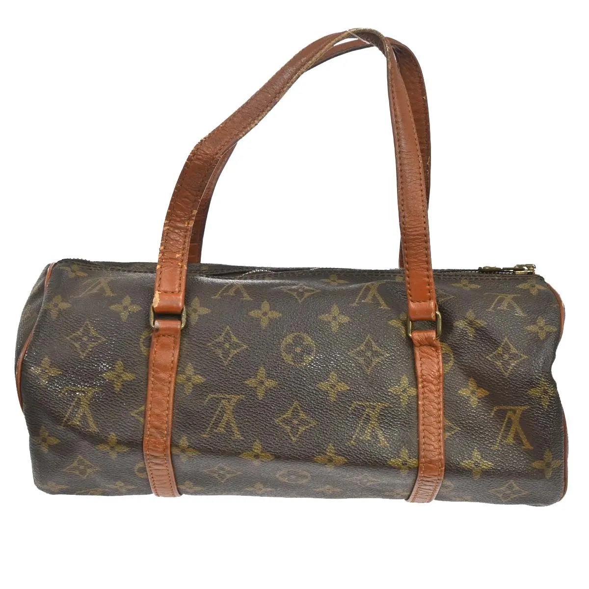 Louis Vuitton Papillon Monogram Canvas Brown Canvas Handbag (Pre-Owned)