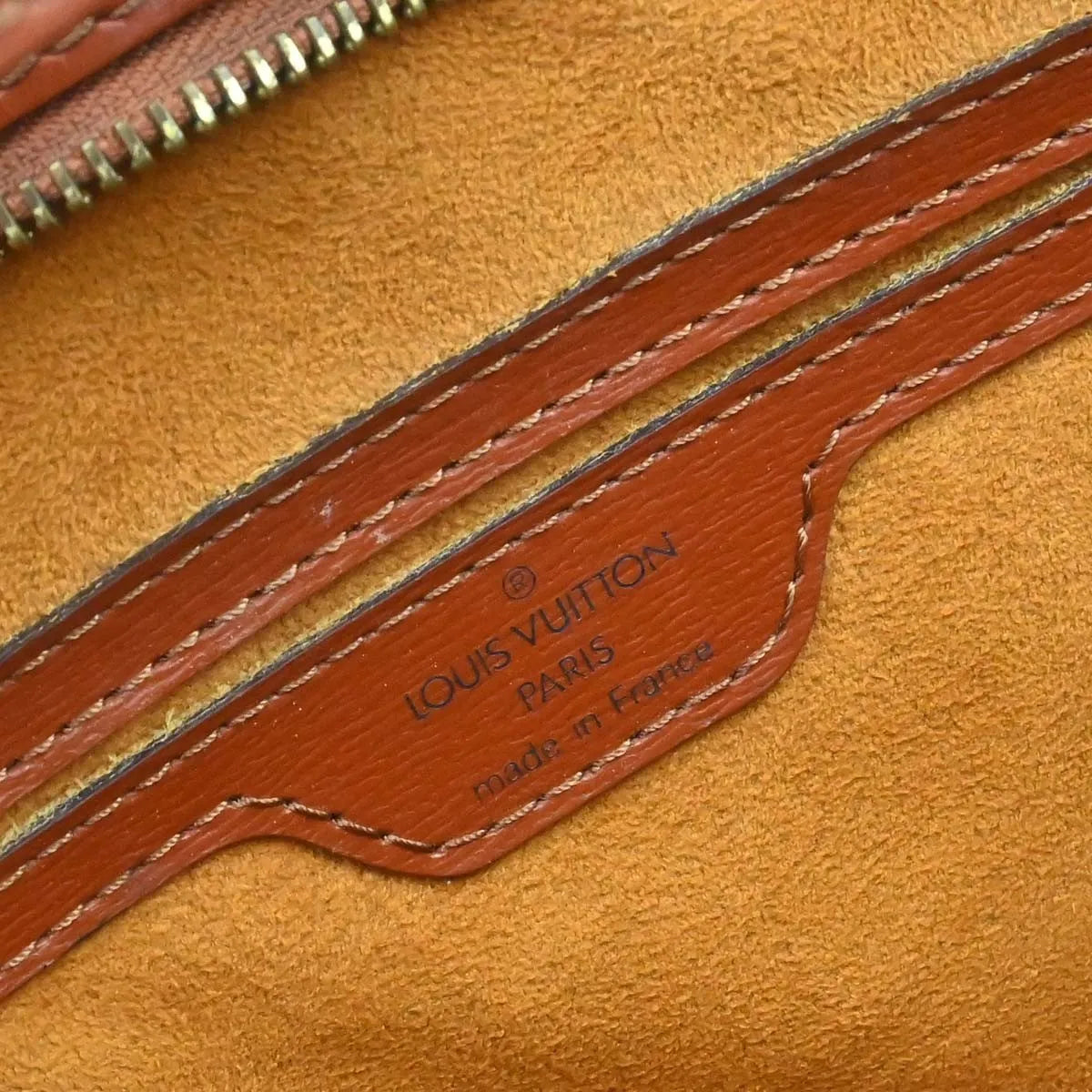 Louis Vuitton Saint Jacques Epi Leather Brown Leather Handbag (Pre-Owned)