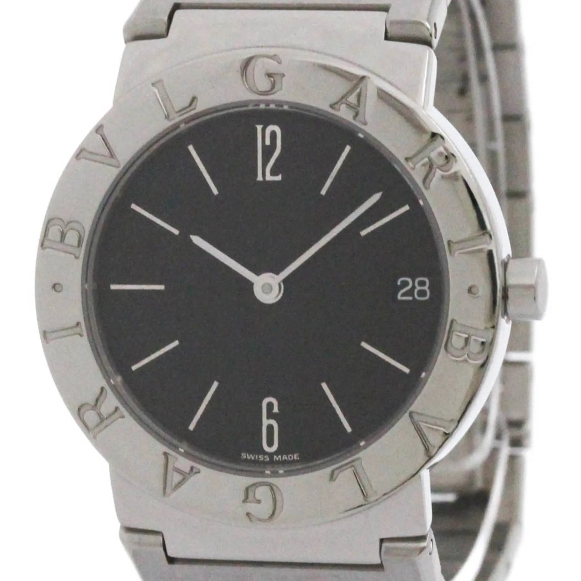 Bvlgari Bvlgari Quartz Stainless Steel Watch (Pre-Owned)