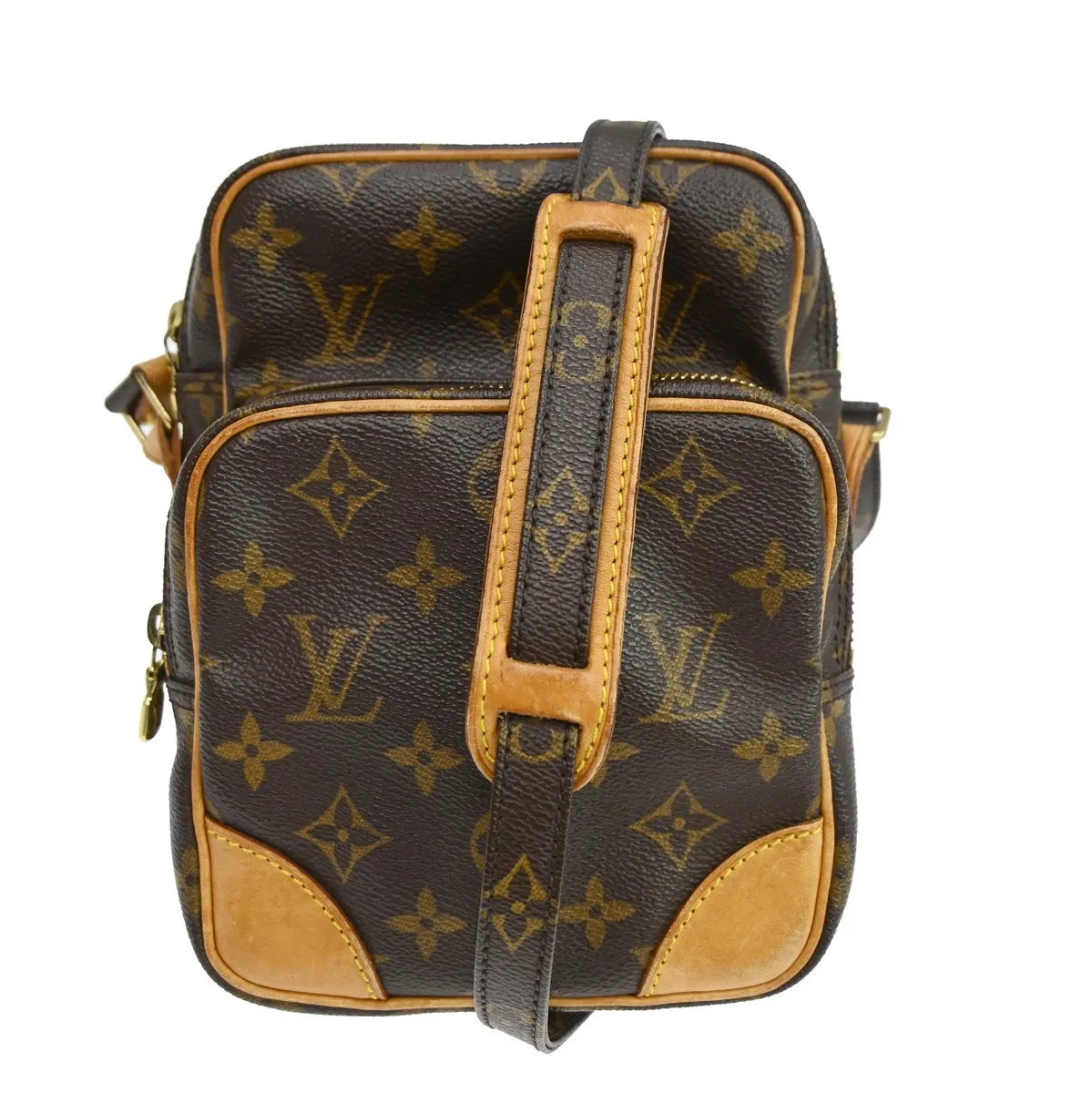 Louis Vuitton Amazone Monogram Canvas Brown Canvas Shoulder Bag Bag (Pre-Owned)