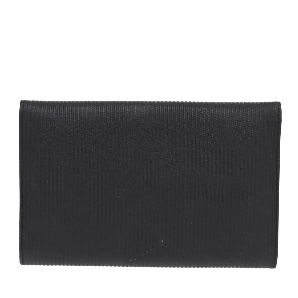 Bvlgari Clutch Pvc Leather Black Pvc Clutche & Pouche Bag (Pre-Owned)