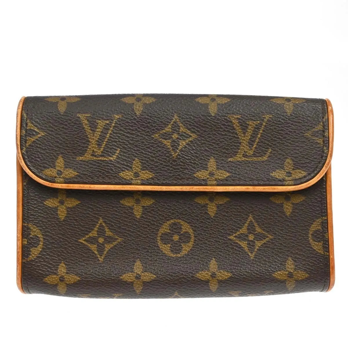 Louis Vuitton Florentine Waist Monogram Canvas Brown Canvas Clutche & Pouche Bag (Pre-Owned)