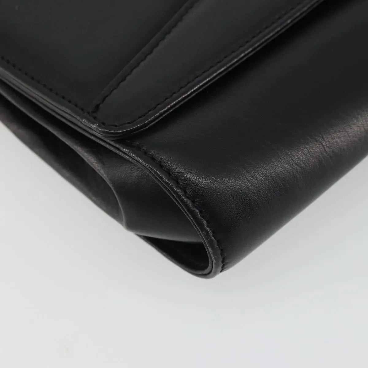 Celine Vintage Horsebit Sling Leather Black Leather Shoulder Bag Bag (Pre-Owned)