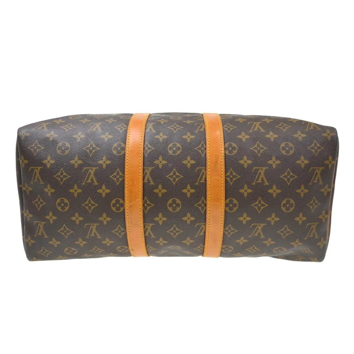 Louis Vuitton Keepall Bag Monogram Canvas Brown Canvas Travel Bag Bag (Pre-Owned)