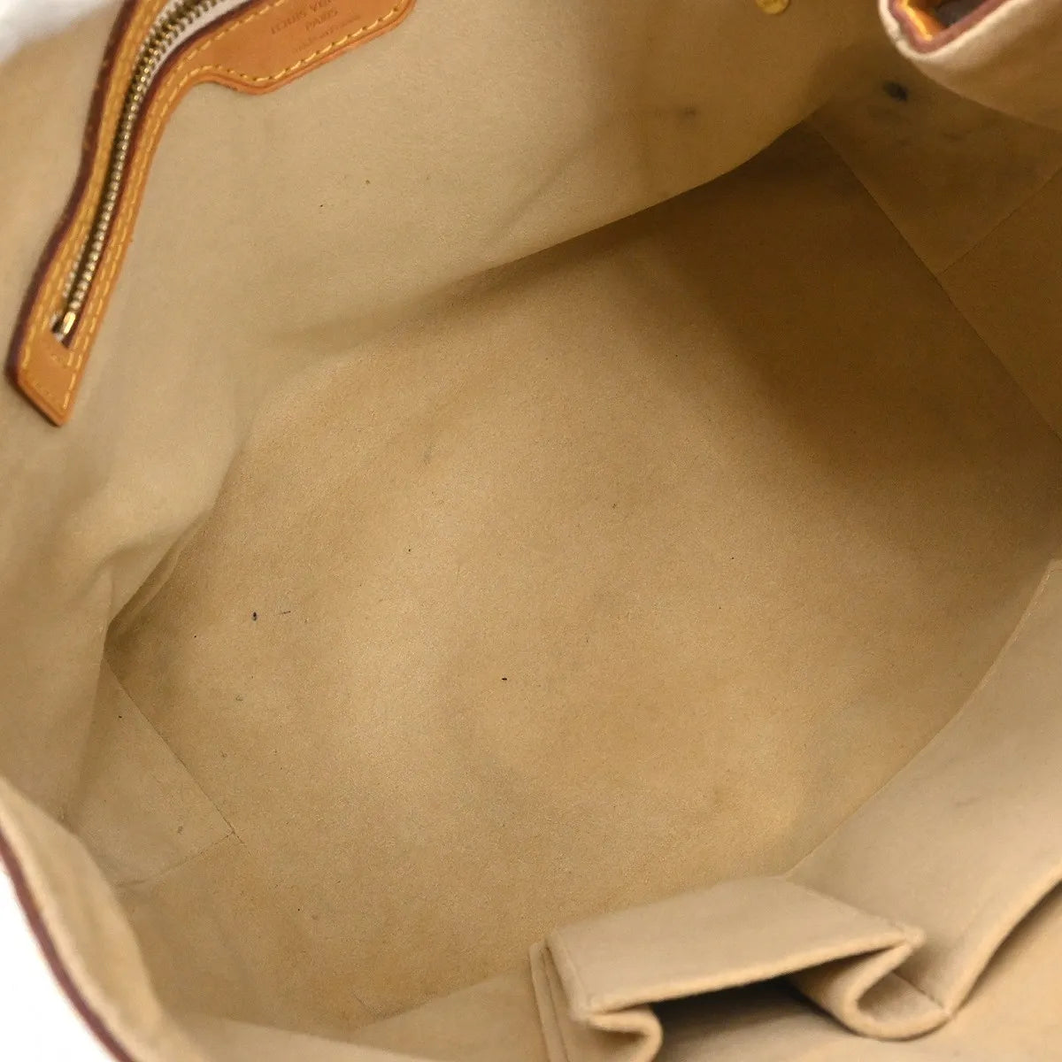 Louis Vuitton Hampstead Damier Ebene White Canvas Tote Bag Bag (Pre-Owned)