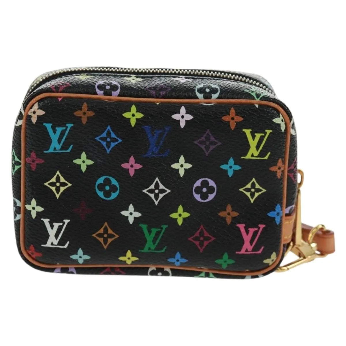 Louis Vuitton Wapity Trousse Monogram Multicolor Black Canvas Clutche & Pouche Bag (Pre-Owned)