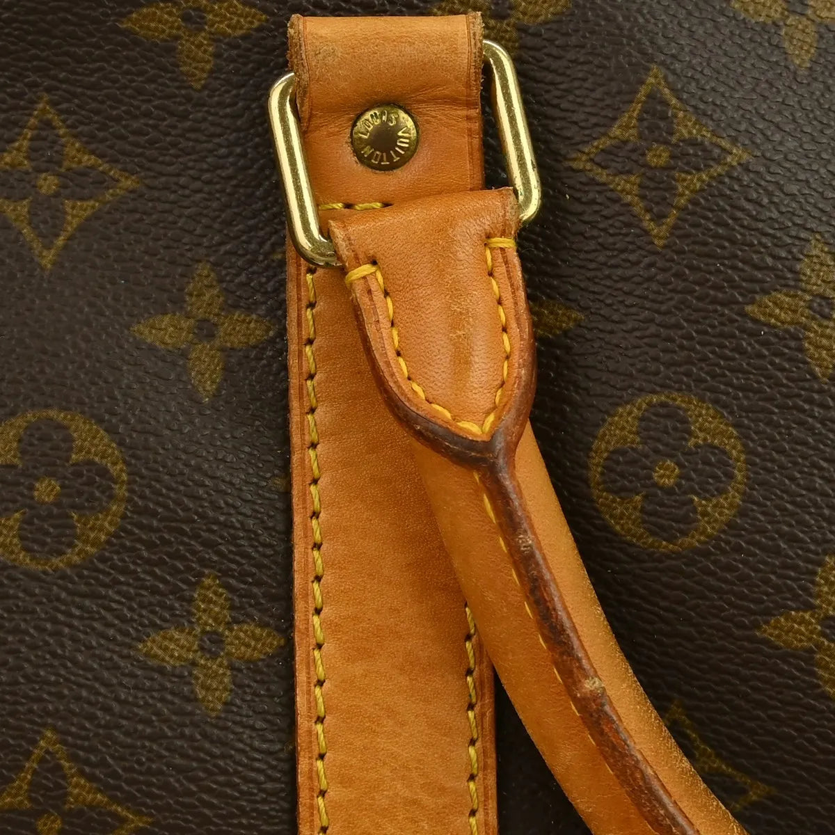 Louis Vuitton Keepall Monogram Brown Canvas Travel Bag Bag (Pre-Owned)