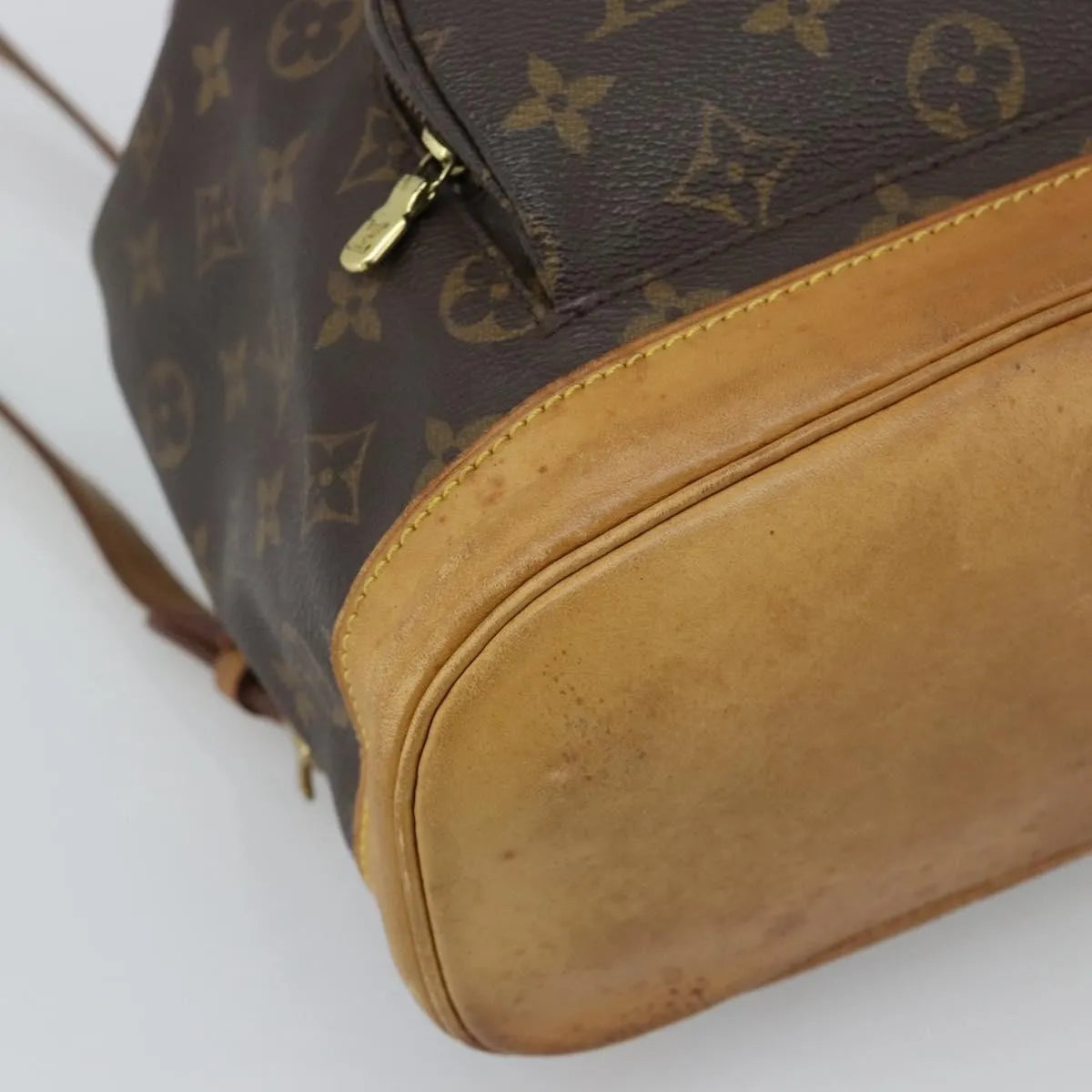 Louis Vuitton Montsouris Monogram Brown Canvas Backpack Bag (Pre-Owned)
