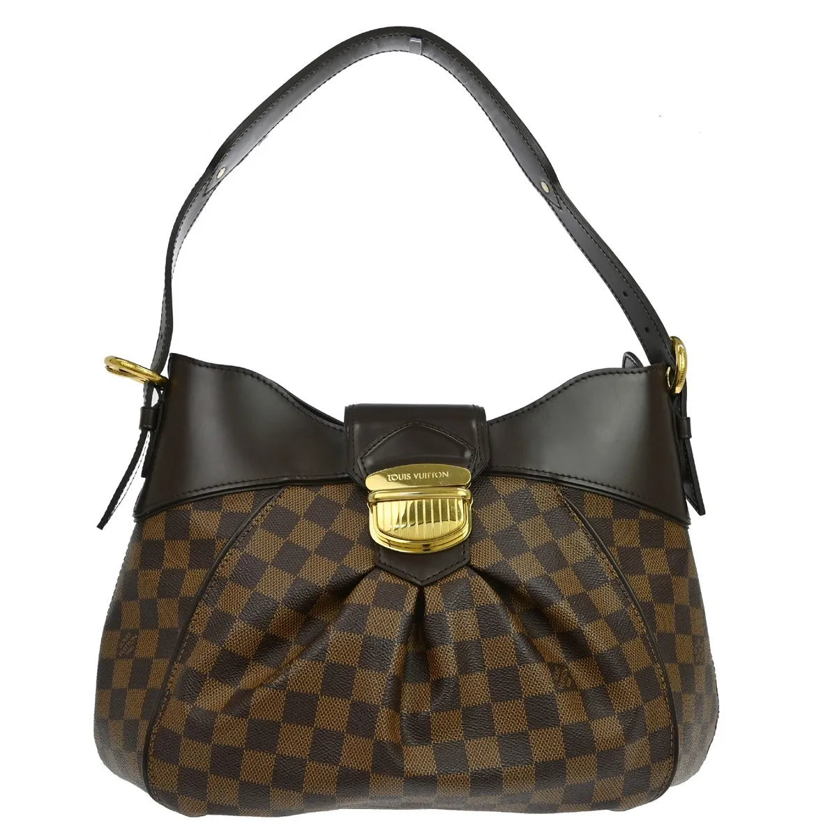 Louis Vuitton Sistina Damier Brown Canvas Handbag (Pre-Owned)