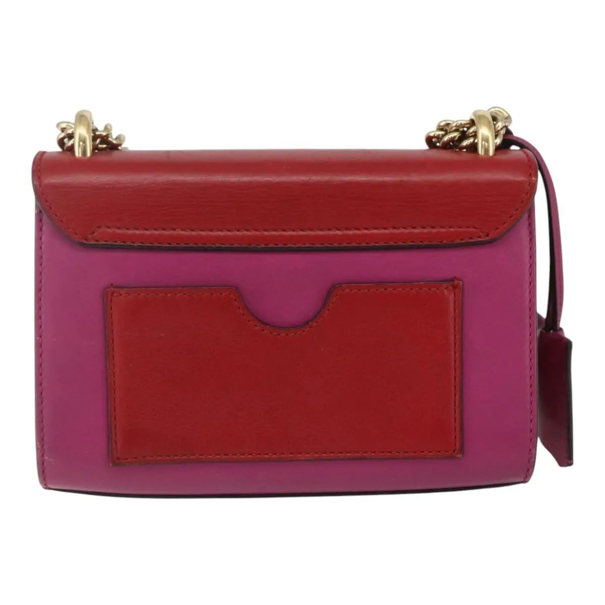 Gucci Padlock Shoulder Bag Nm Gg Coated Canvas And Leather Multicolour Leather Shoulder Bag Bag (Pre-Owned)