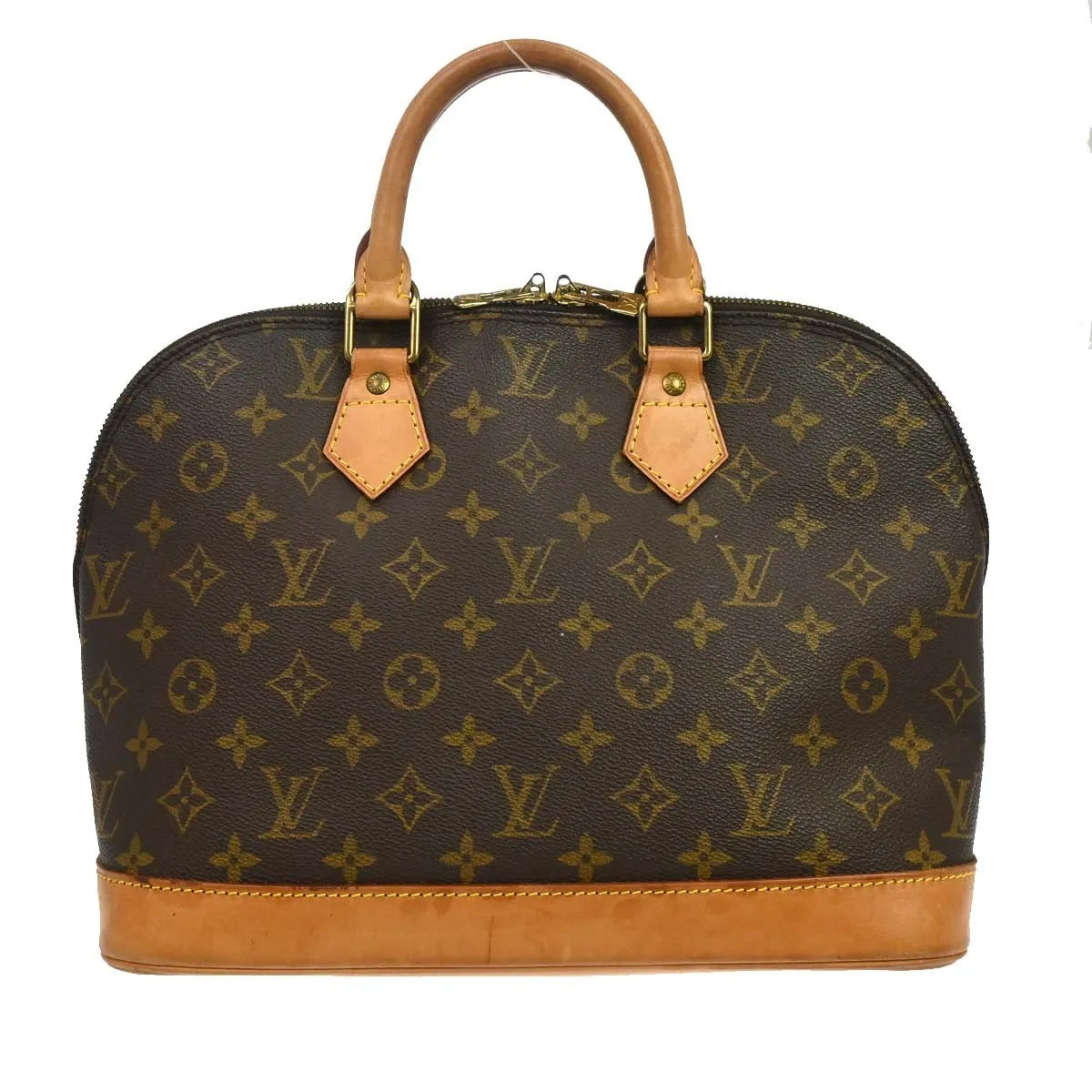 Louis Vuitton Alma Monogram Canvas Brown Canvas Handbag (Pre-Owned)
