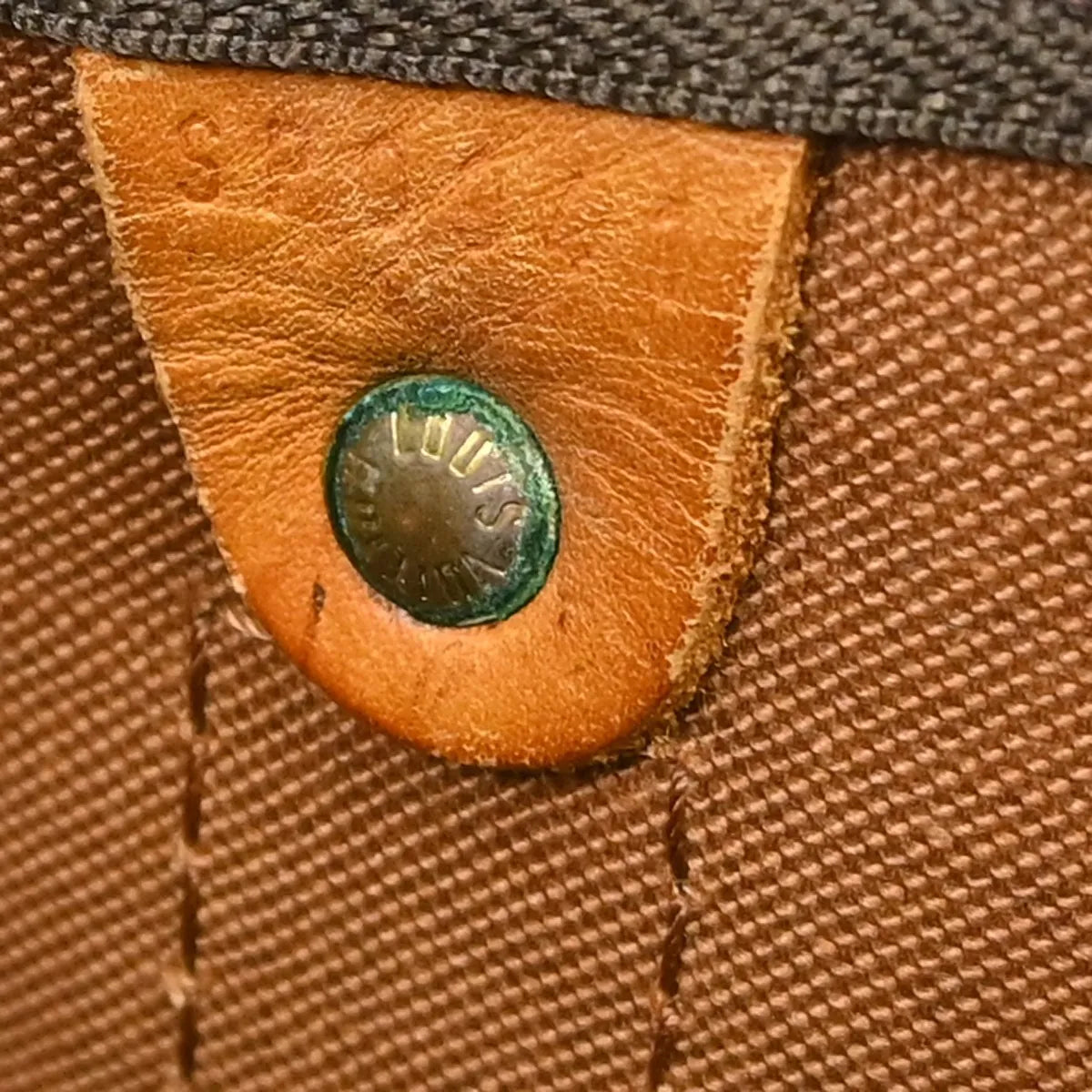 Louis Vuitton Keepall Canvas Brown Canvas Travel Bag Bag (Pre-Owned)