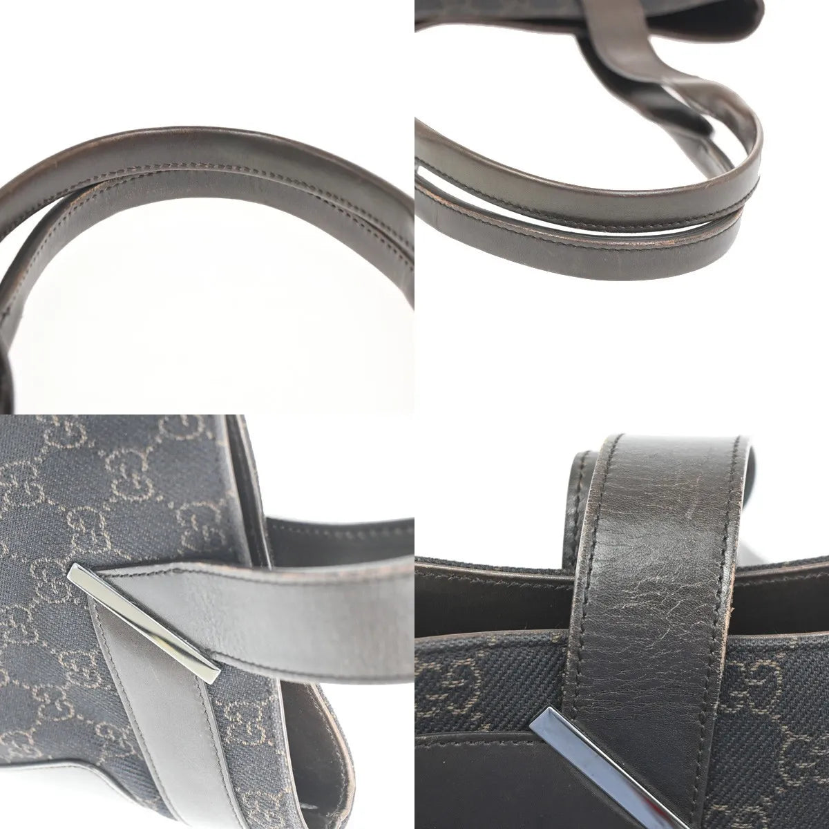 Gucci Vintage Gg Coated Canvas Brown Canvas Shoulder Bag Bag (Pre-Owned)