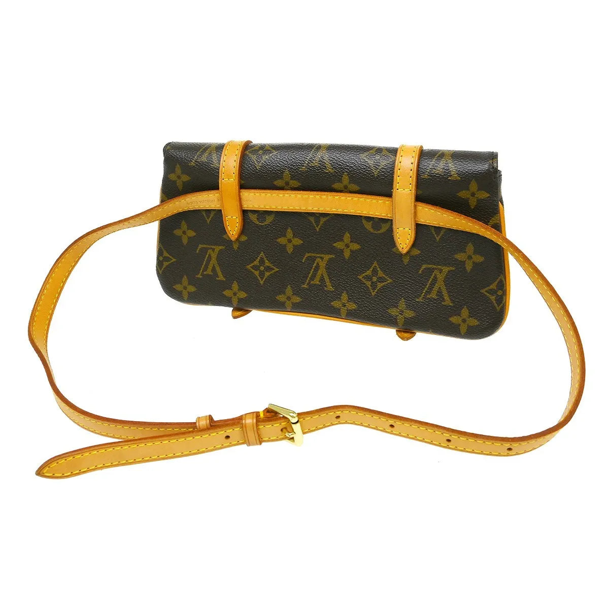 Louis Vuitton Marelle Waist Monogram Canvas Brown Canvas Clutche & Pouche Bag (Pre-Owned)