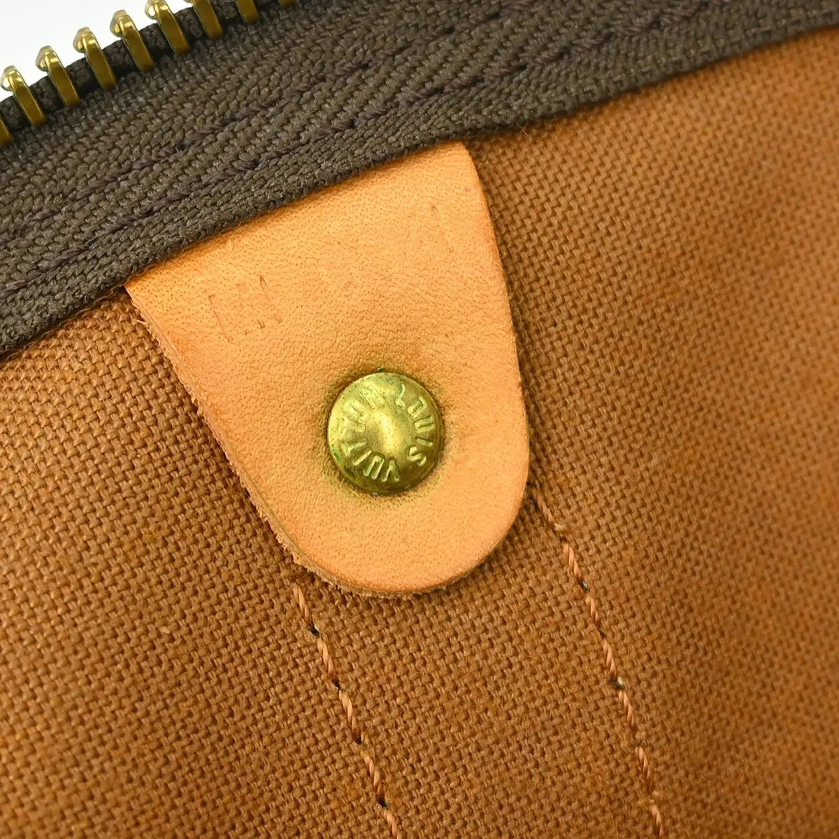 Louis Vuitton Keepall Monogram Canvas Brown Canvas Travel Bag Bag (Pre-Owned)