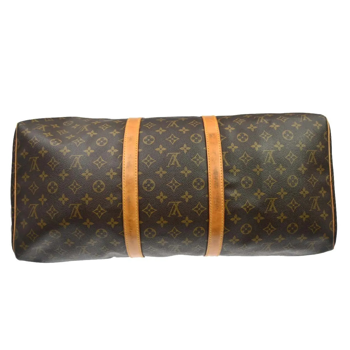 Louis Vuitton Keepall Bag Monogram Canvas Brown Canvas Travel Bag Bag (Pre-Owned)