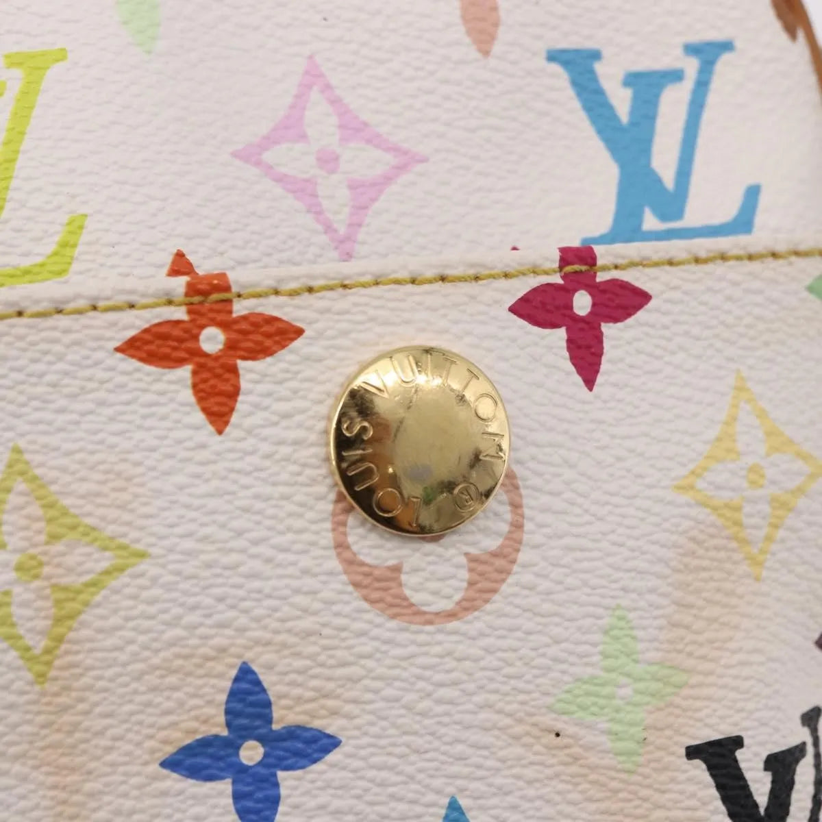 Louis Vuitton Rift Monogram Multicolor White Canvas Shoulder Bag Bag (Pre-Owned)