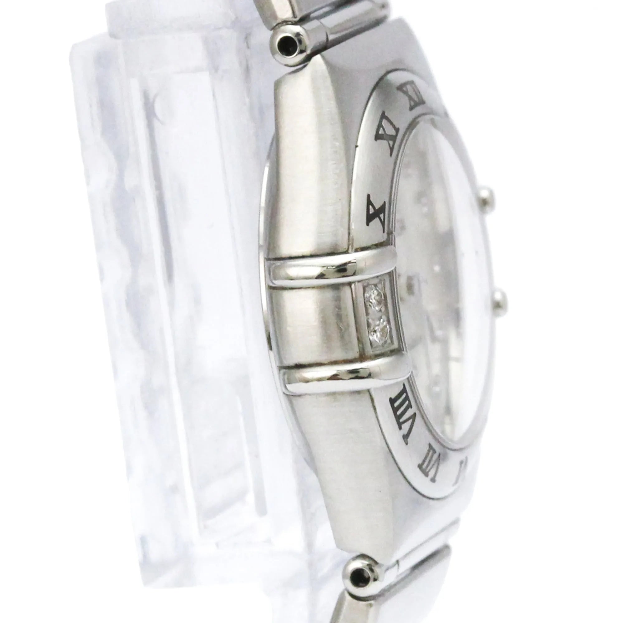 Omega Constellation Quartz Stainless Steel With Diamond Markers And Mother Of Pearl Watch (Pre-Owned)