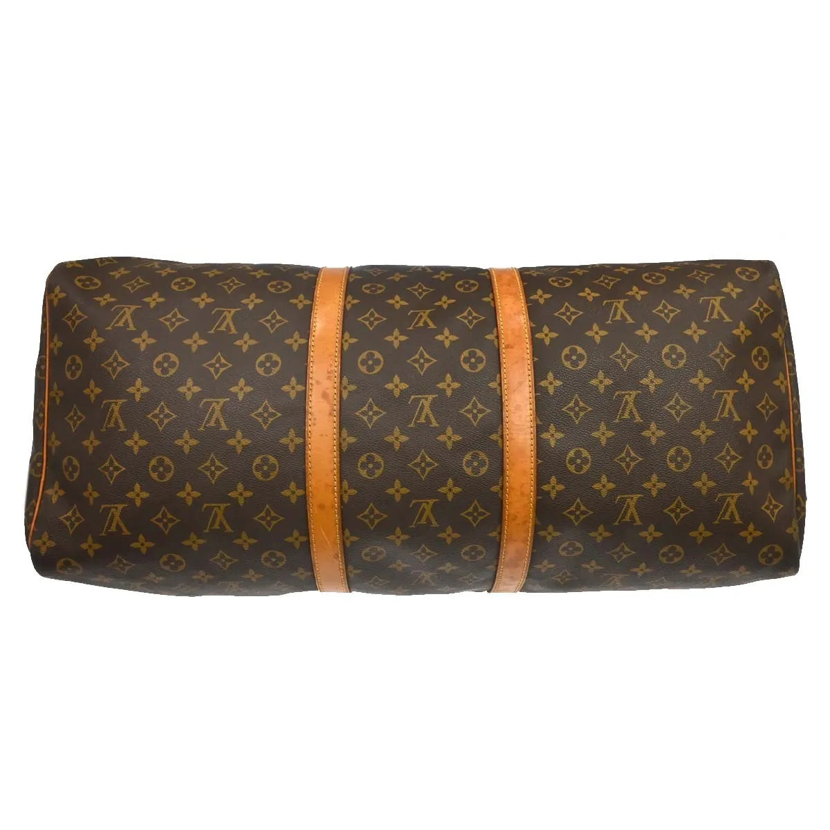 Louis Vuitton Keepall Monogram Canvas Brown Canvas Travel Bag Bag (Pre-Owned)