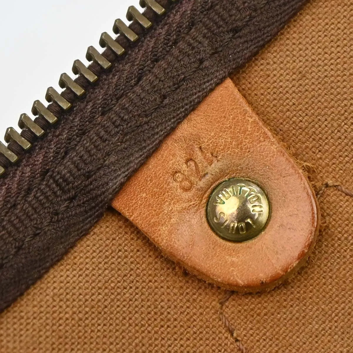 Louis Vuitton Speedy Handbag Monogram Canvas Brown Canvas Handbag (Pre-Owned)
