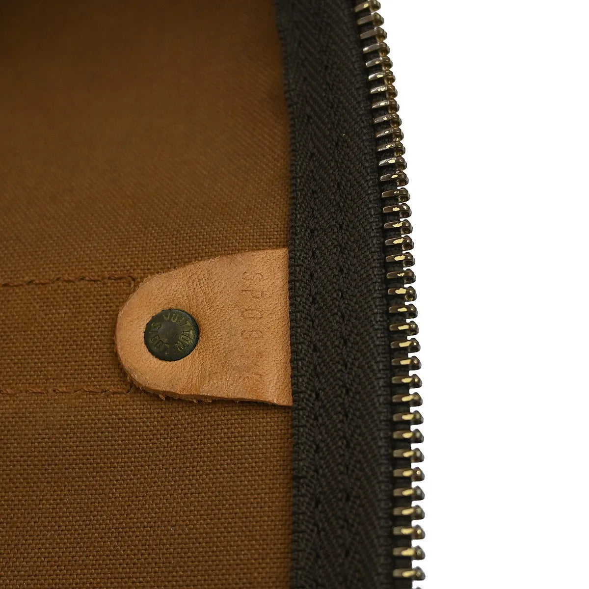 Louis Vuitton Keepall Bag Monogram Canvas Brown Canvas Travel Bag Bag (Pre-Owned)