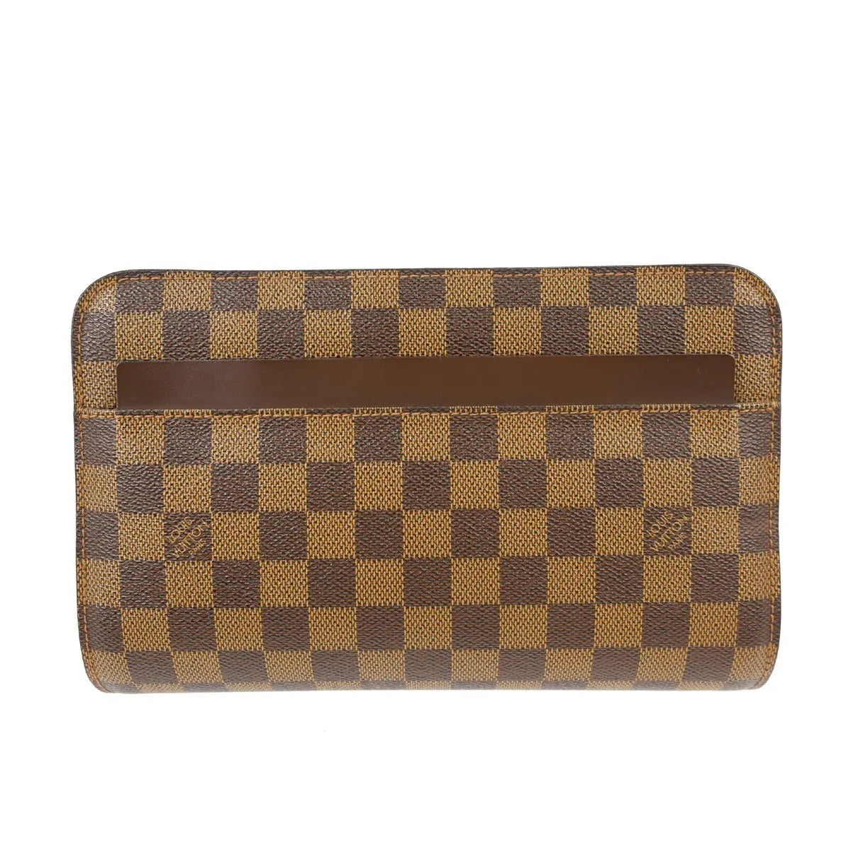 Louis Vuitton Pochette Saint Louis Damier Brown Canvas Clutche & Pouche Bag (Pre-Owned)