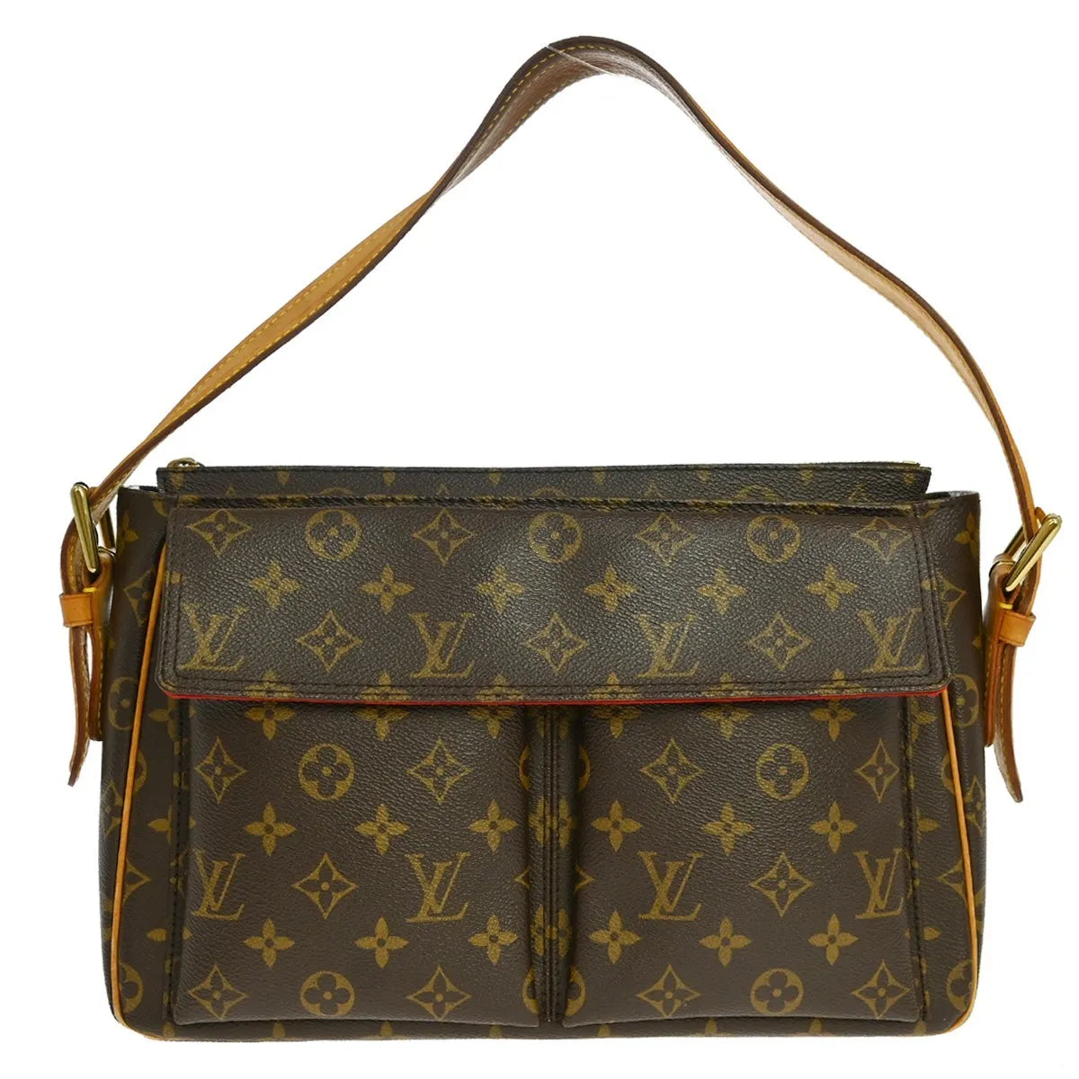 Louis Vuitton Viva Cite Monogram Canvas Brown Canvas Shoulder Bag Bag (Pre-Owned)
