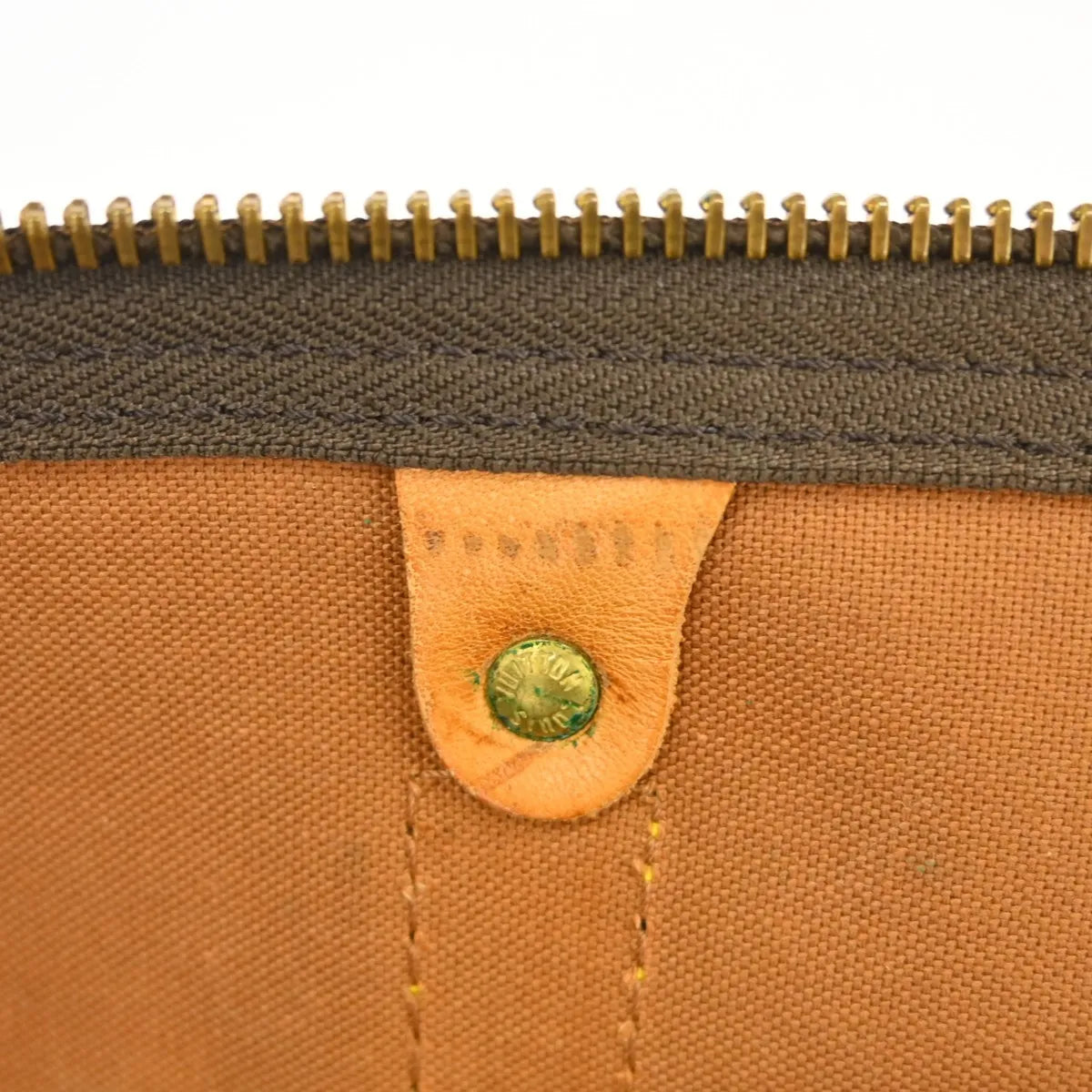 Louis Vuitton Keepall Monogram Canvas Brown Canvas Travel Bag Bag (Pre-Owned)