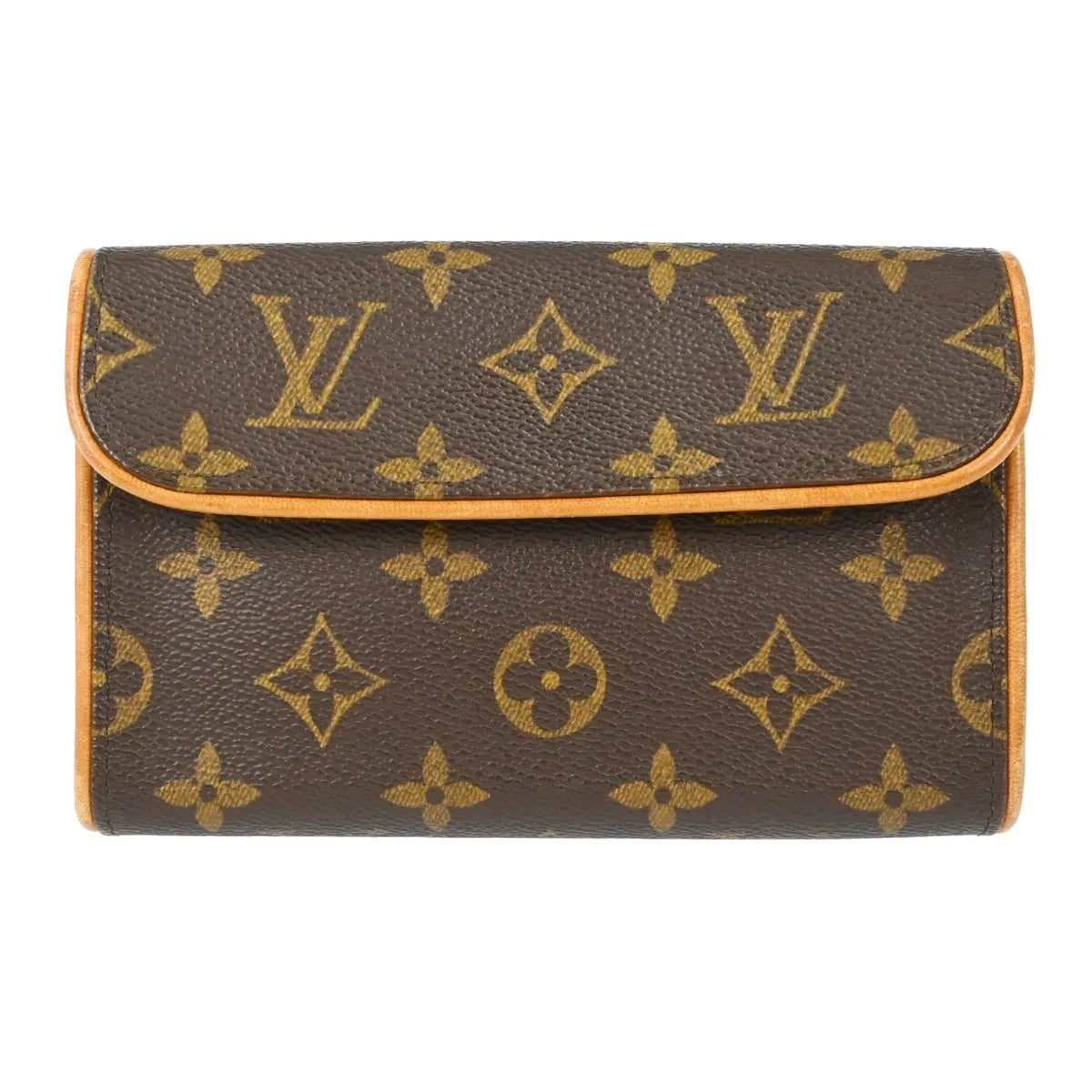 Louis Vuitton Florentine Waist Monogram Canvas Brown Canvas Clutche & Pouche Bag (Pre-Owned)