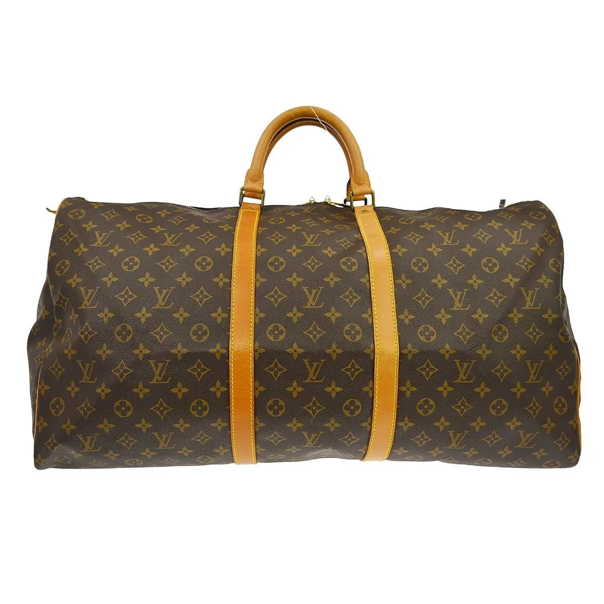Louis Vuitton Keepall Monogram Canvas Brown Canvas Travel Bag Bag (Pre-Owned)