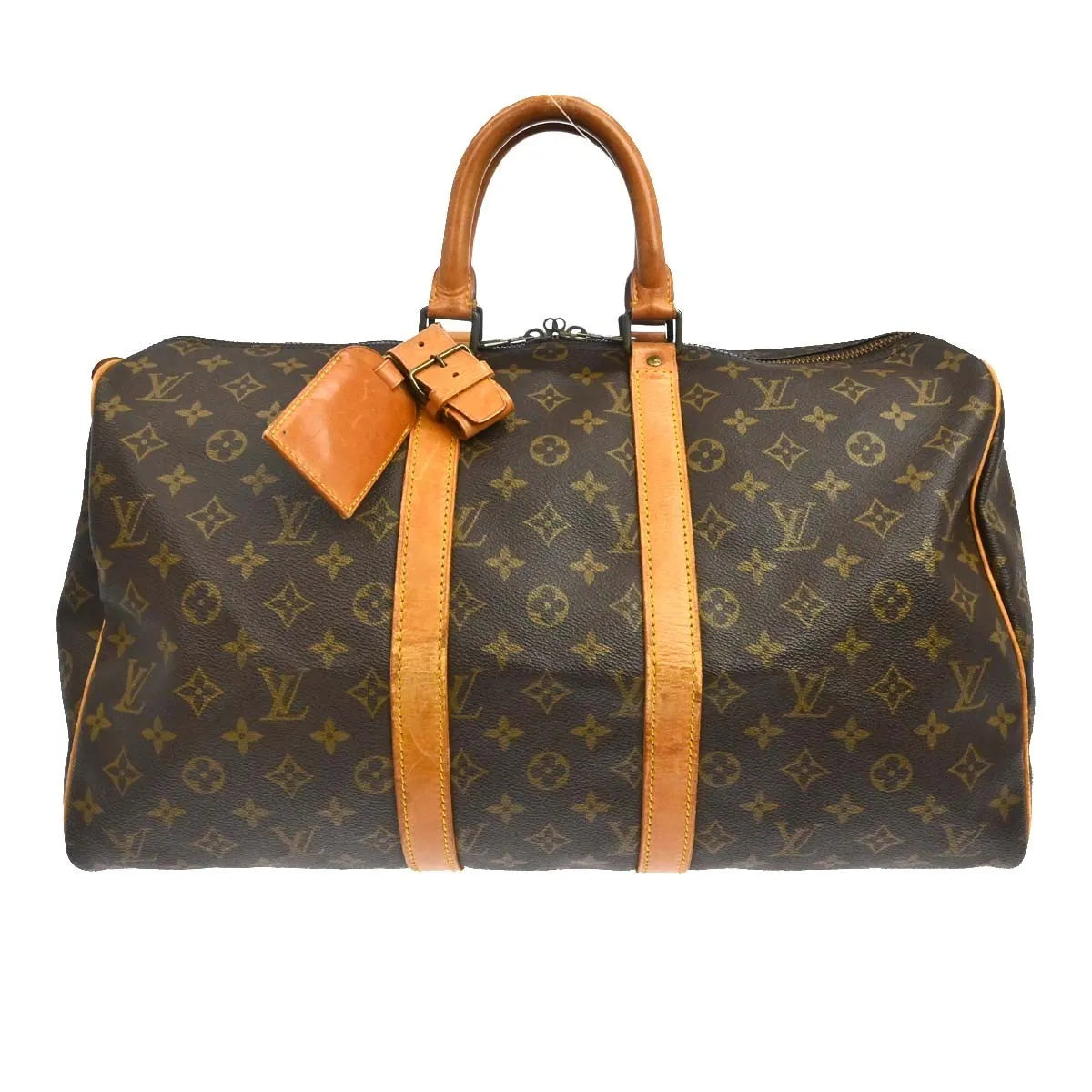 Louis Vuitton Keepall Monogram Canvas Brown Canvas Travel Bag Bag (Pre-Owned)