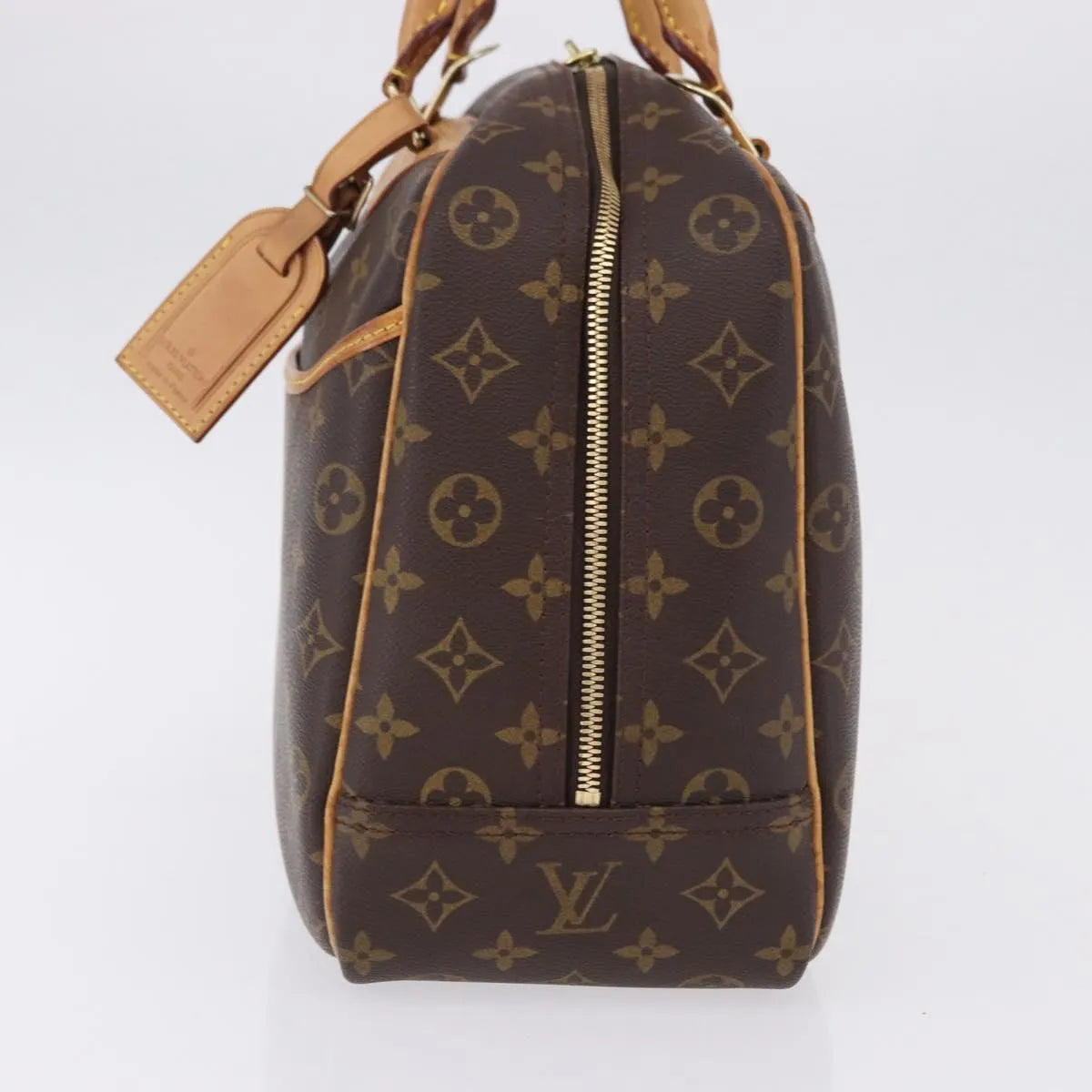 Louis Vuitton Deauville Monogram Brown Canvas Handbag (Pre-Owned)