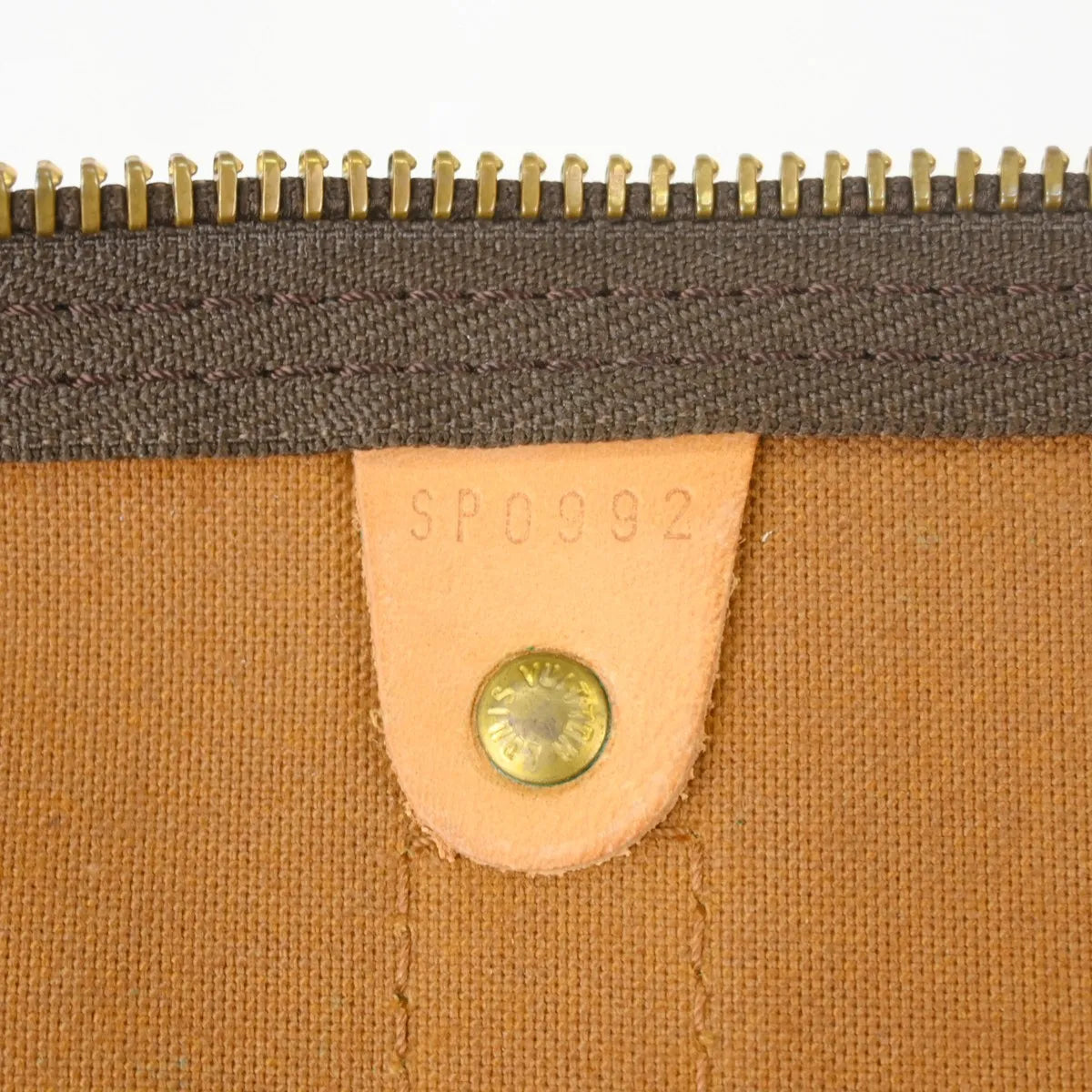 Louis Vuitton Keepall Monogram Canvas Brown Canvas Travel Bag Bag (Pre-Owned)