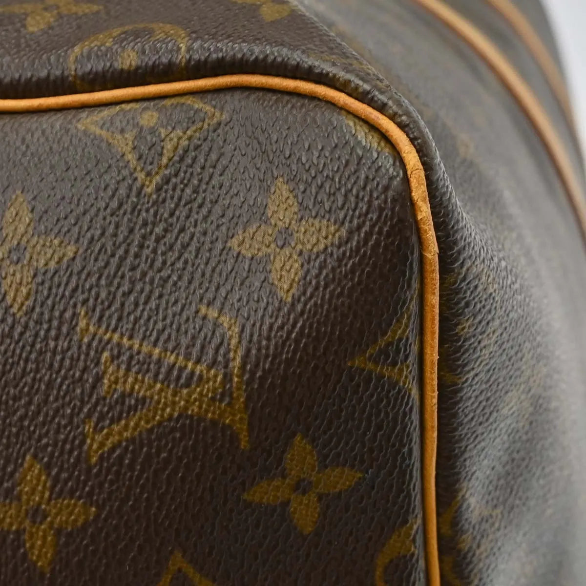 Louis Vuitton Keepall Monogram Canvas Brown Canvas Travel Bag Bag (Pre-Owned)