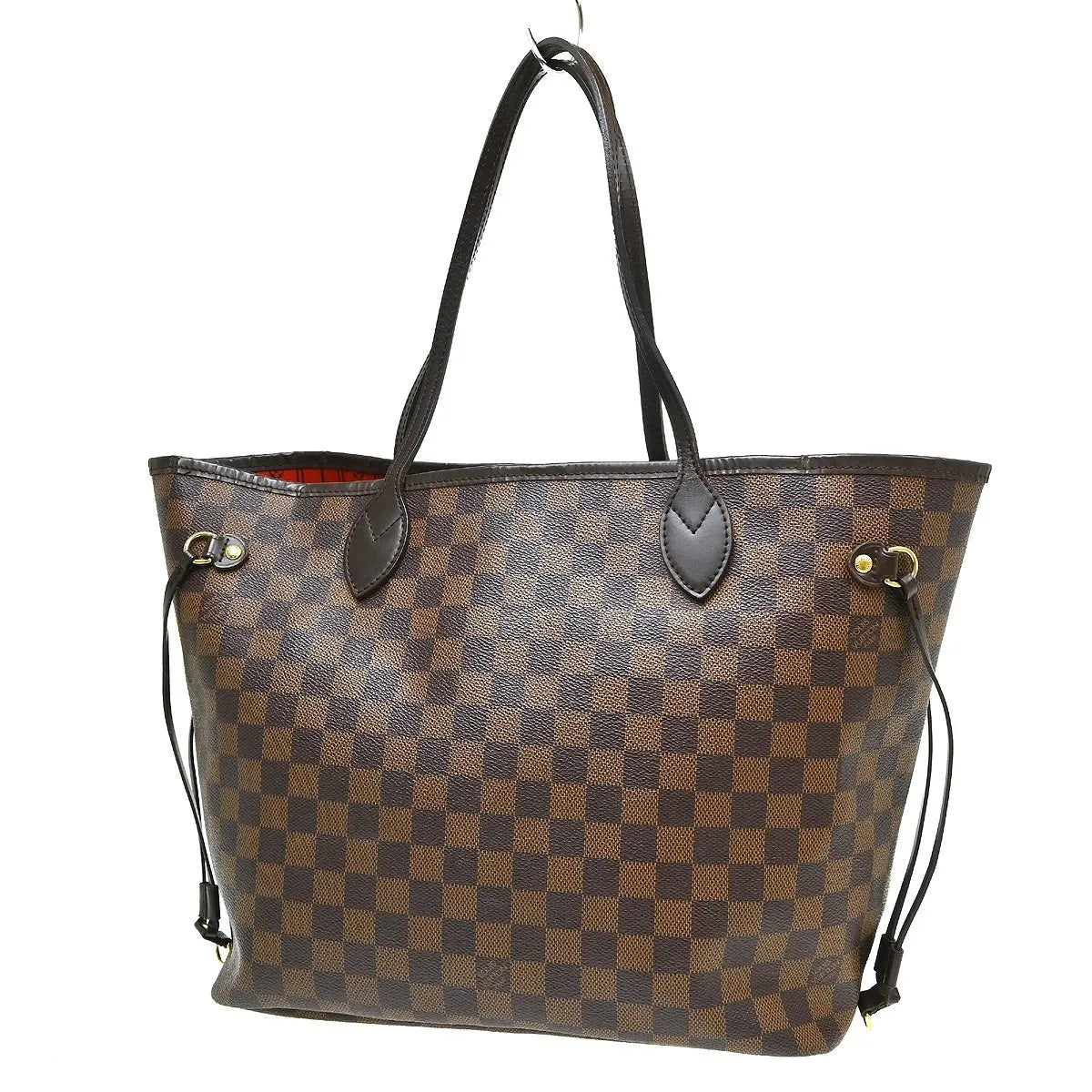 Louis Vuitton Neverfull Damier Brown Canvas Tote Bag Bag (Pre-Owned)