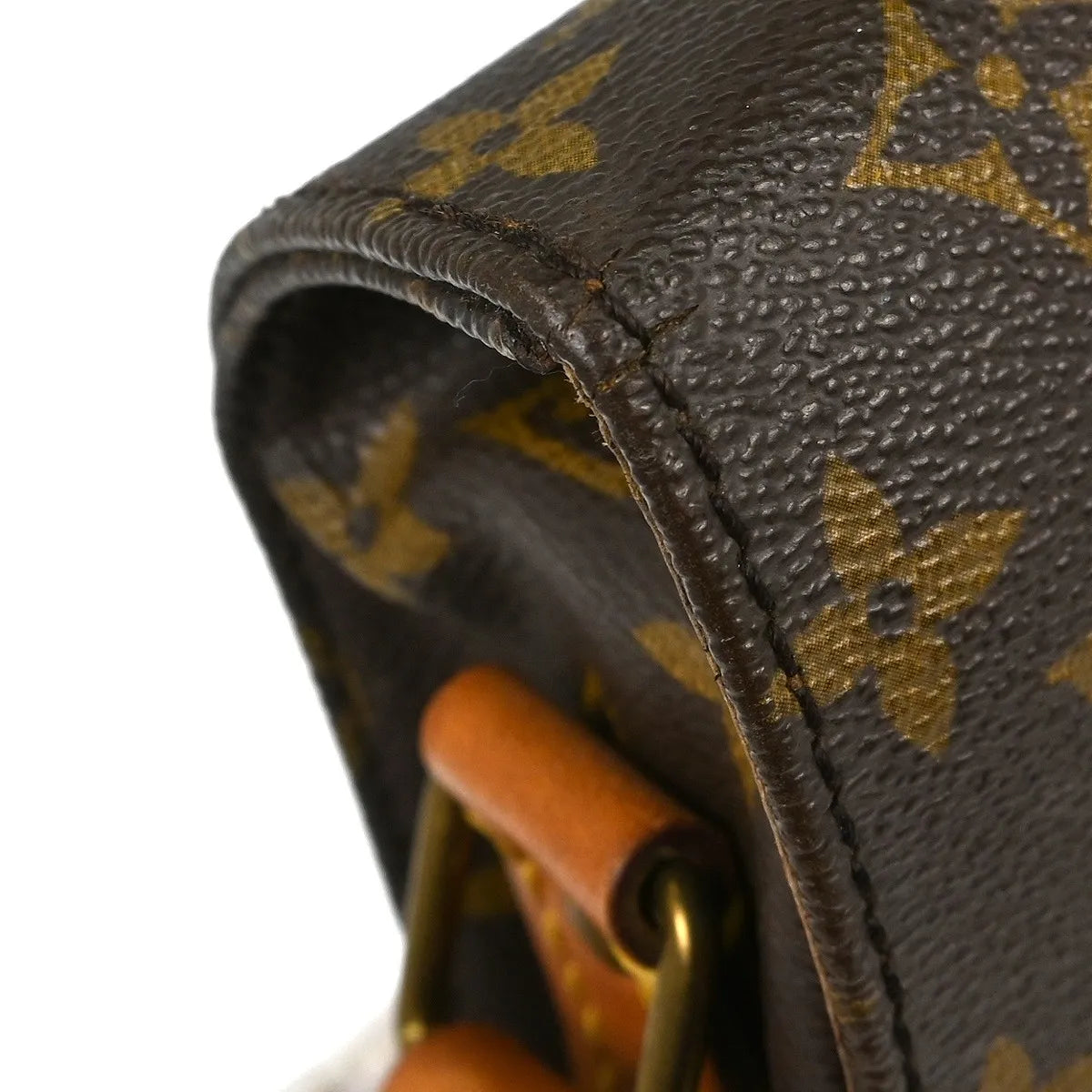 Louis Vuitton Cartouchiere Monogram Canvas Brown Canvas Shoulder Bag Bag (Pre-Owned)