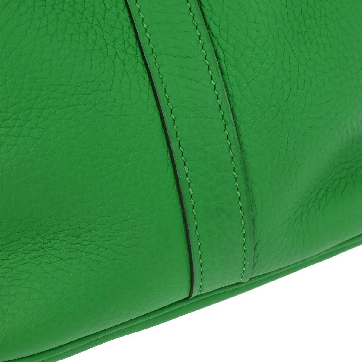 Hermes Picotin Lock Clemence Green Leather Handbag (Pre-Owned)