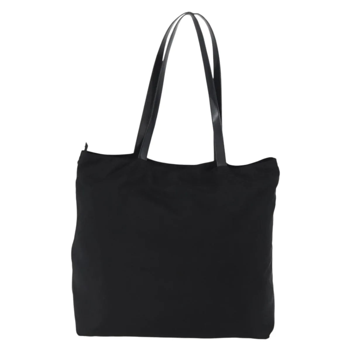 Celine Circle Logo Nylon Black Nylon Tote Bag Bag (Pre-Owned)