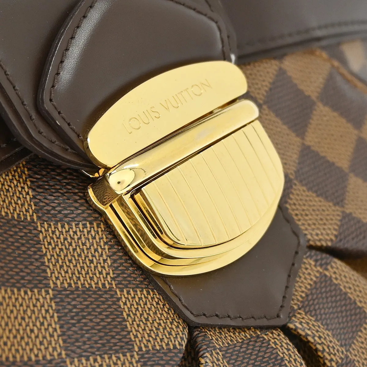 Louis Vuitton Sistina Damier Brown Canvas Shoulder Bag Bag (Pre-Owned)
