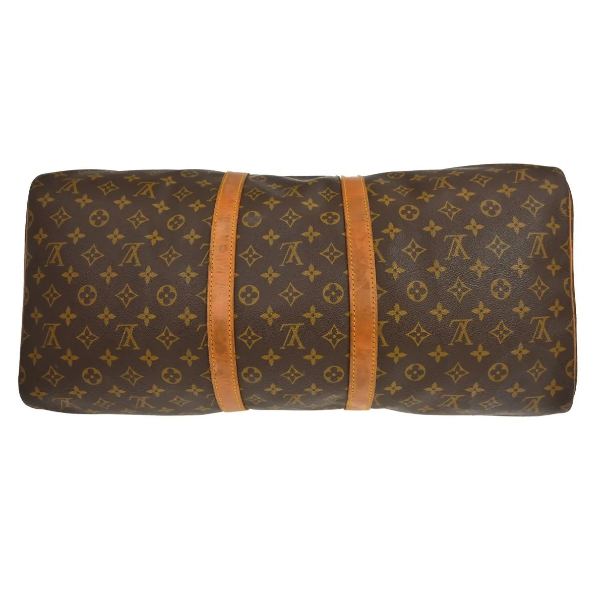 Louis Vuitton Keepall Monogram Canvas Brown Canvas Travel Bag Bag (Pre-Owned)